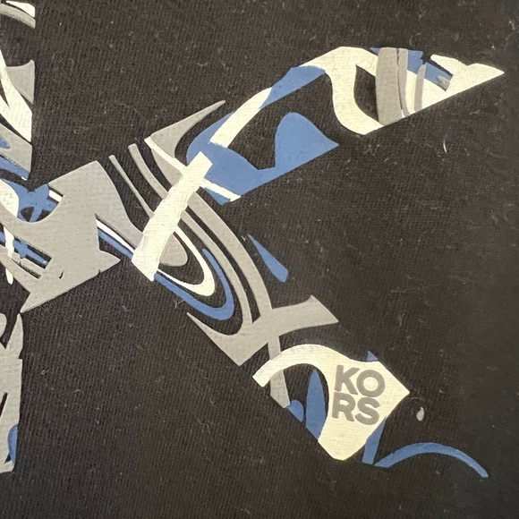 MICHAEL KORS MENS  BLACK TEE SIZE S - Picture 4 of 10